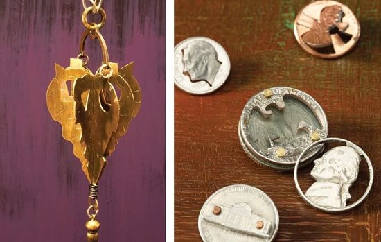 sawing coins and metal by Thomas Mann