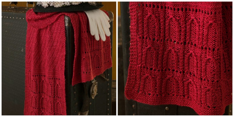 Mimi Seyferth’s stunning scarf inspired by the twist of crimson silk