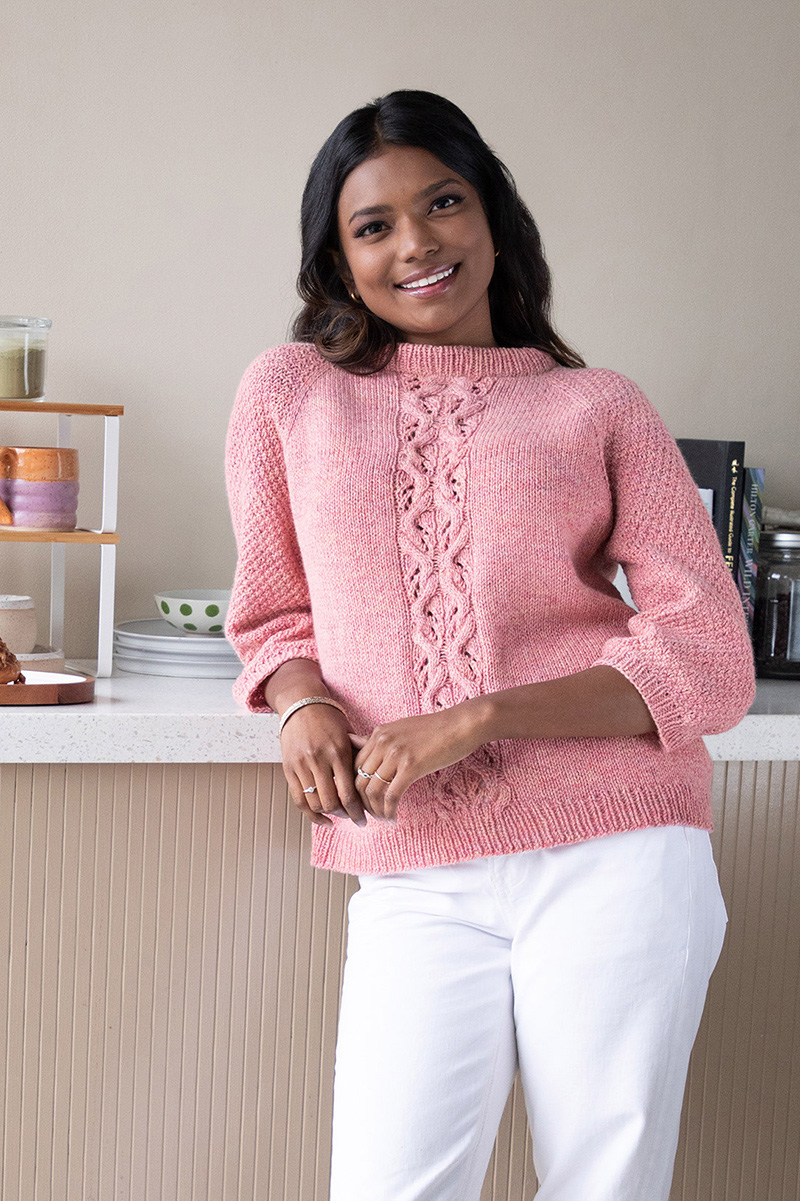 Cable Knit Raglan Sweater All Free Knitting Sweater Patterns