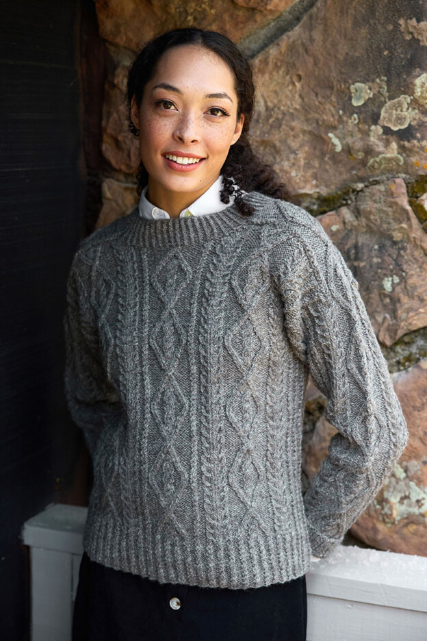 美品　Heve へイヴ　Tinker Knit gray EP21639-624x936.jpg