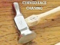curved face chasing hammer.
