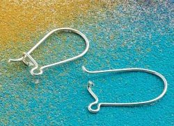 Learn how to make your very own kidney ear wires in this free jewelry making project.