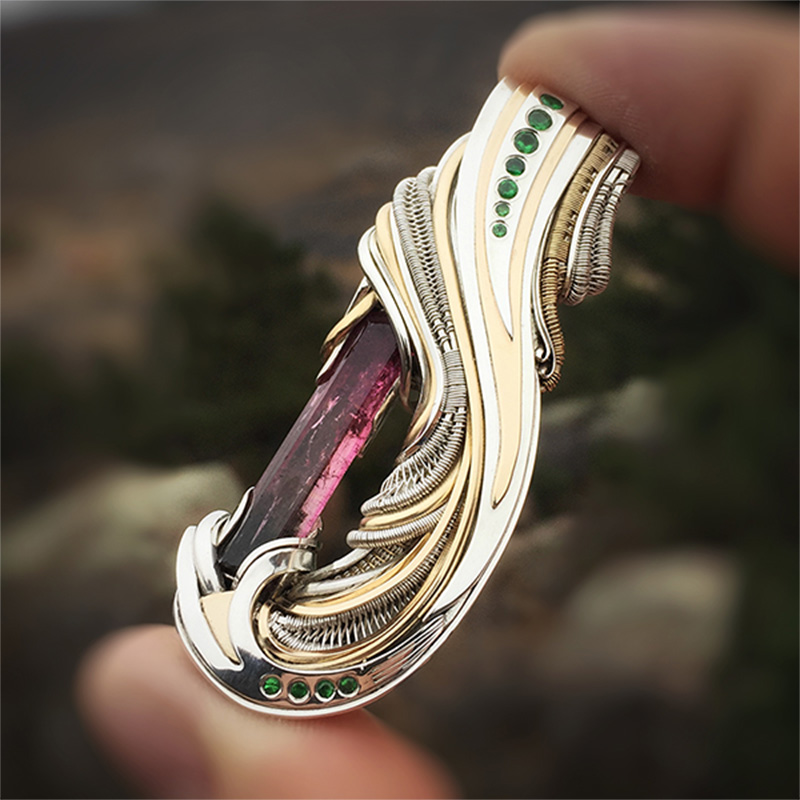 Anamorphosis by jewelry artist C. D. Davis