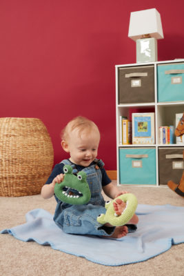 Silly Monster Rattles by Brenda K. B. Anderson Silly Monster Rattles knitting and crochet patterns from Love of Knitting Toys by Brenda K. B. Anderson
