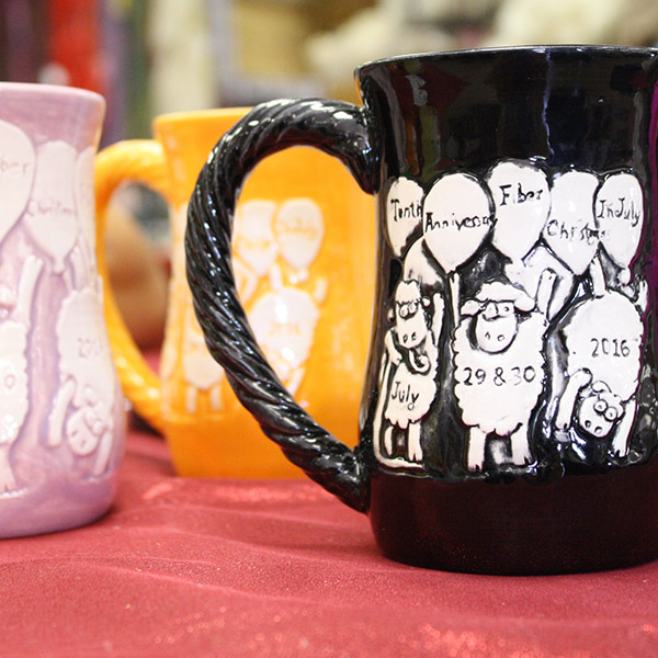 Don’t forget to grab an anniversary mug by Tracey Creations before they’re gone! Photo by Kate Lowder
