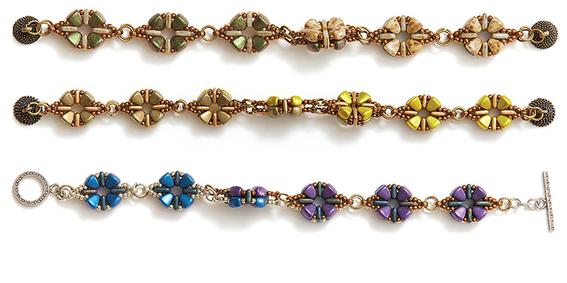 Double Primrose Bracelet by Kathy Simonds Double Primrose Bracelet by Kathy Simonds