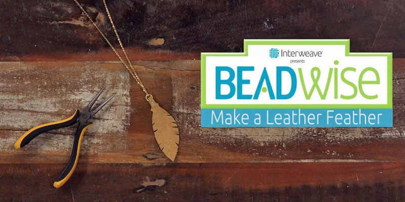 BeadWise: How To Make a Leather Feather in 5 Easy Steps BeadWise: How To Make a Leather Feather in 5 Easy Steps