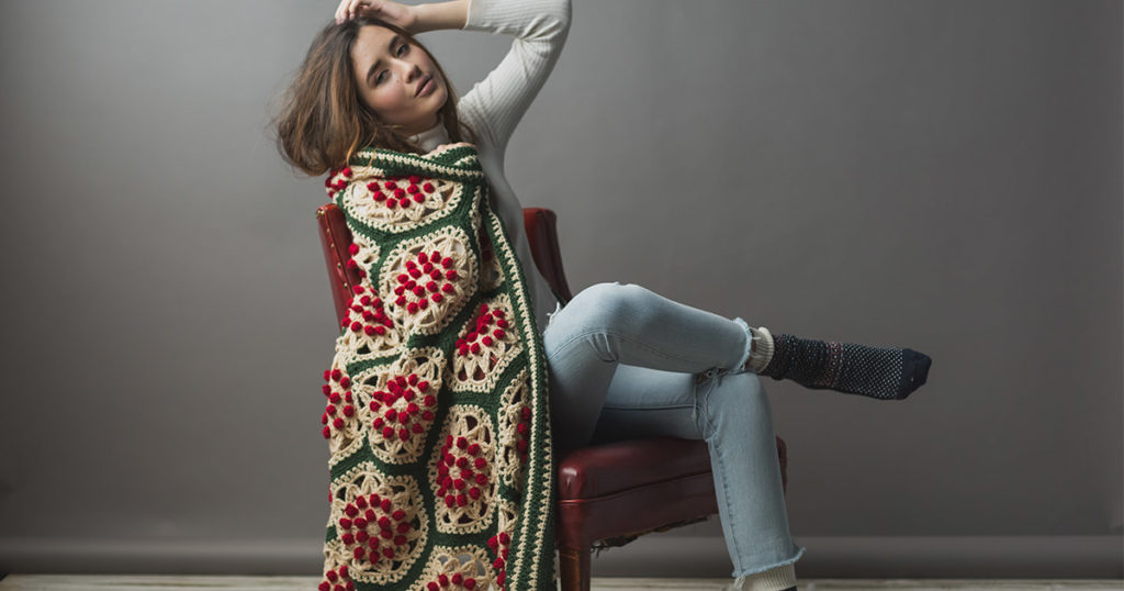 Project of the Week: Berry and Pine Afghan Project of the Week: Berry and Pine Afghan