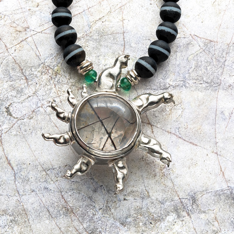 metal jewelry making: Hep Cat 3D Wax Carving by Betsy Lehndorff,