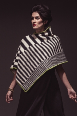 Escher Poncho Shaina Bilow knit poncho pattern