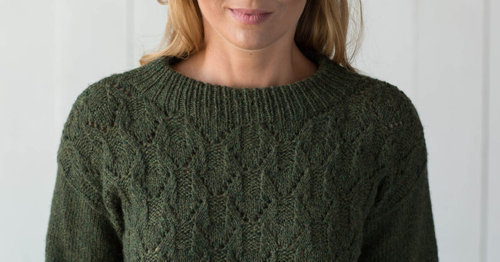 <em>Interweave Knits</em> Spring 2018: Evergreen Mountain Pullover <em>Interweave Knits</em> Spring 2018: Evergreen Mountain Pullover