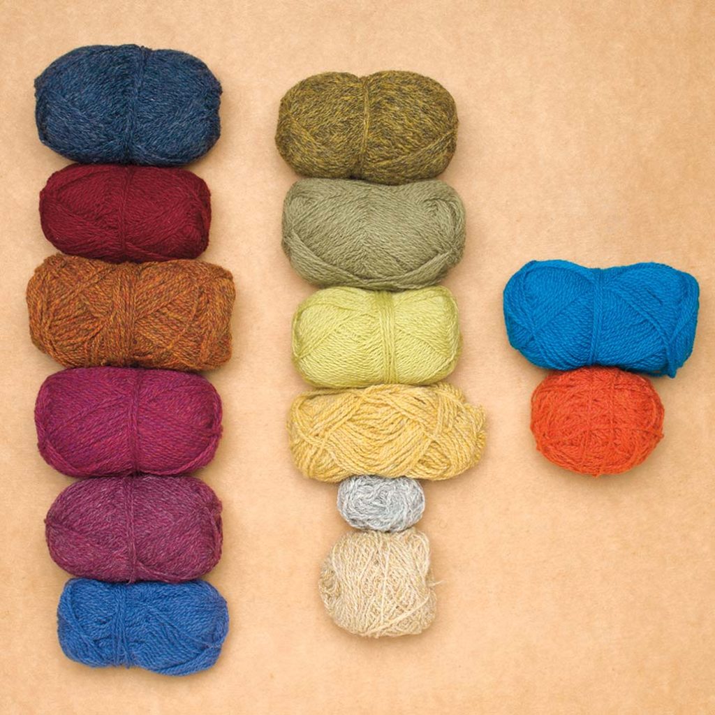 fair isle color selection