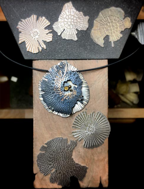 Keum Boo Redemption Pendant by Francesca Watson of The Makery.
