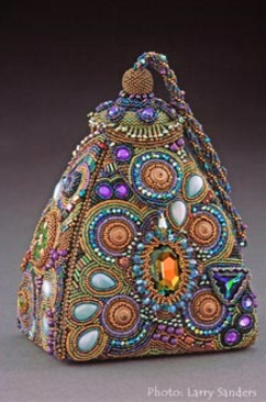 Geneis New Hangout, bead embroidered purse, as seen on Sherry's website
