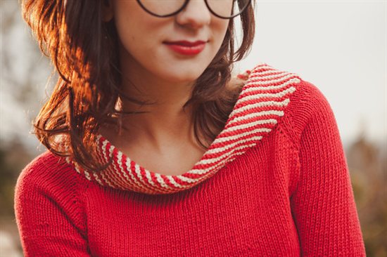 Seberg Sweater Mercedes Tarasovich-Clark Knitscene