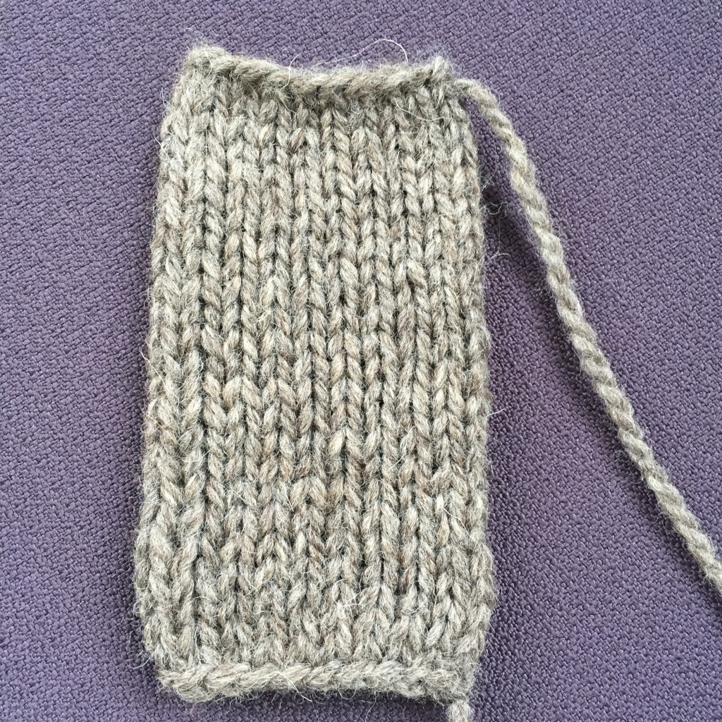 knit swatch