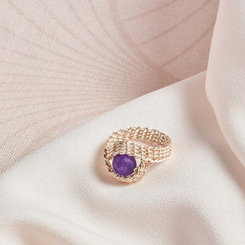 Kumihimo Wirework Made Easy: Infinity Ring