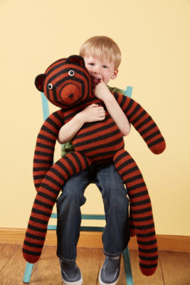 Giant Tiger by Emily Kintigh Giant Tiger knitting pattern from Love of Knitting Toys by Emily Kintigh