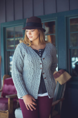 Neota Cardigan Kathy Zimmerman Cardigan Knitting Pattern