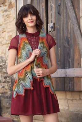Chevron Vest by Molly Conroy Chevron Vest knitting pattern by Molly Conroy from Love of Knitting Spring 2016