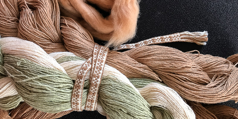 Roving Reporter: Handspun Ribbons on a Backstrap Loom Roving Reporter: Handspun Ribbons on a Backstrap Loom