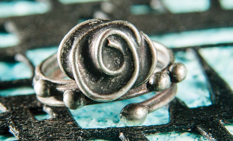 flower jewelry: Rose Ring from Soldered Alchemy by Laura Beth Love