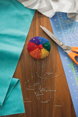 Spectrum Pincushion Vicki Square knit pincushion pattern