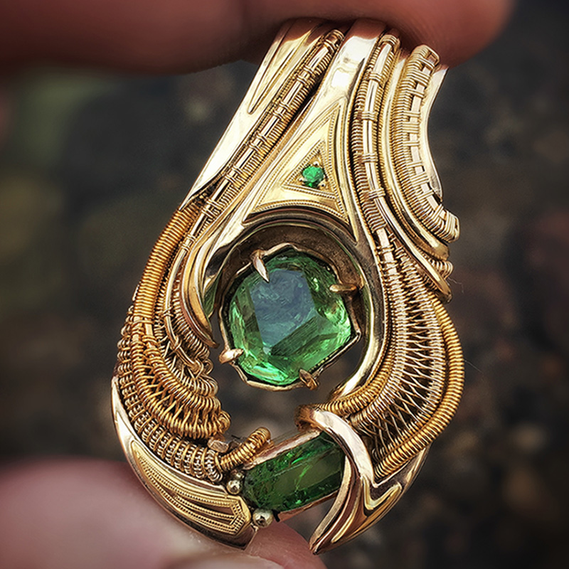 Tsavage Solis by jewelry artist C. D. Davis