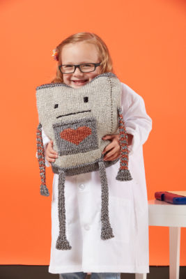 Mr. Robotics by Grace Akhrem Mr. Robotics knitting pattern from Love of Knitting Toys by Grace Akhrem