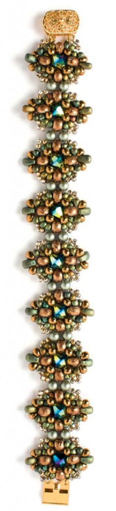 "Baroque Sonata" bracelet project by Sandie Bachand.