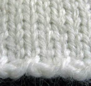The Channel Island cast-on pairs beautifully with k1, p1 ribbing or garter stitch.