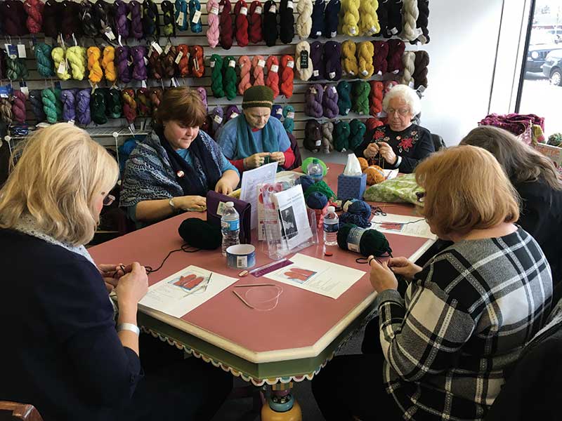 charity knitting