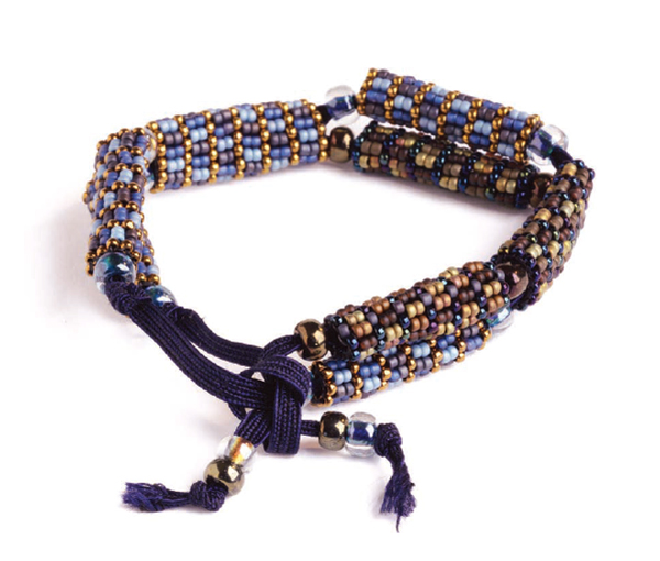 Beaded Cylinder Beads, by Dustin Wedekind, Getting Started with Seed Beads. Size 11 seed beads