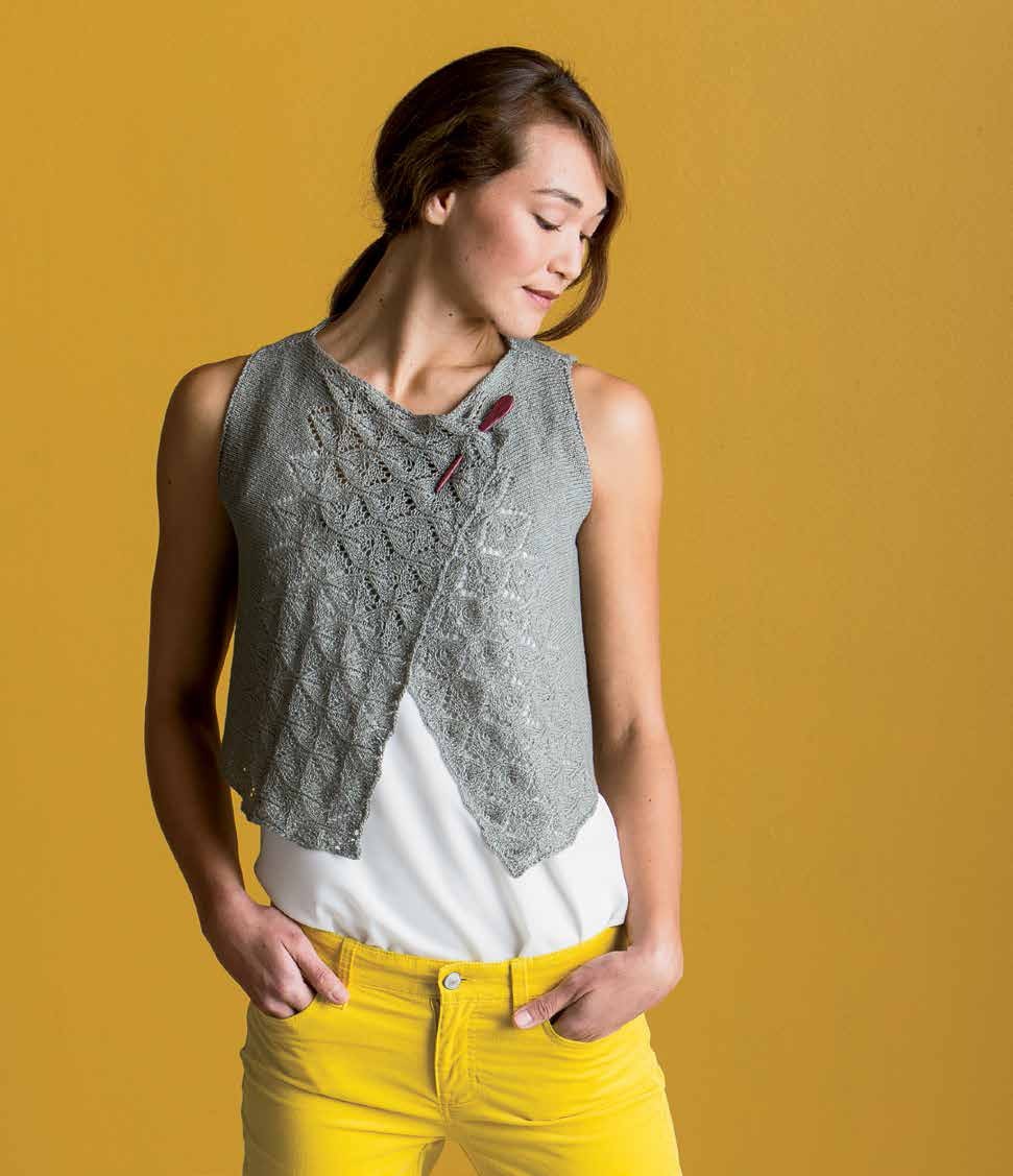 Die Cut Vest Knitting Pattern Download | Cardigans & Jackets