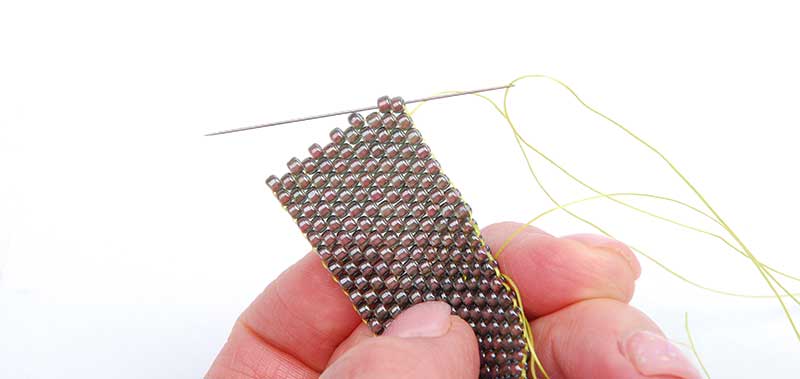 Stitch Tips: Even-Count Flat Peyote Stitch Stitch Tips: Even-Count Flat Peyote Stitch