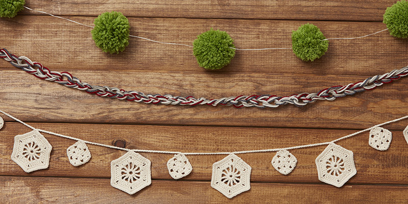 Yarn Leftovers: Garlands Yarn Leftovers: Garlands