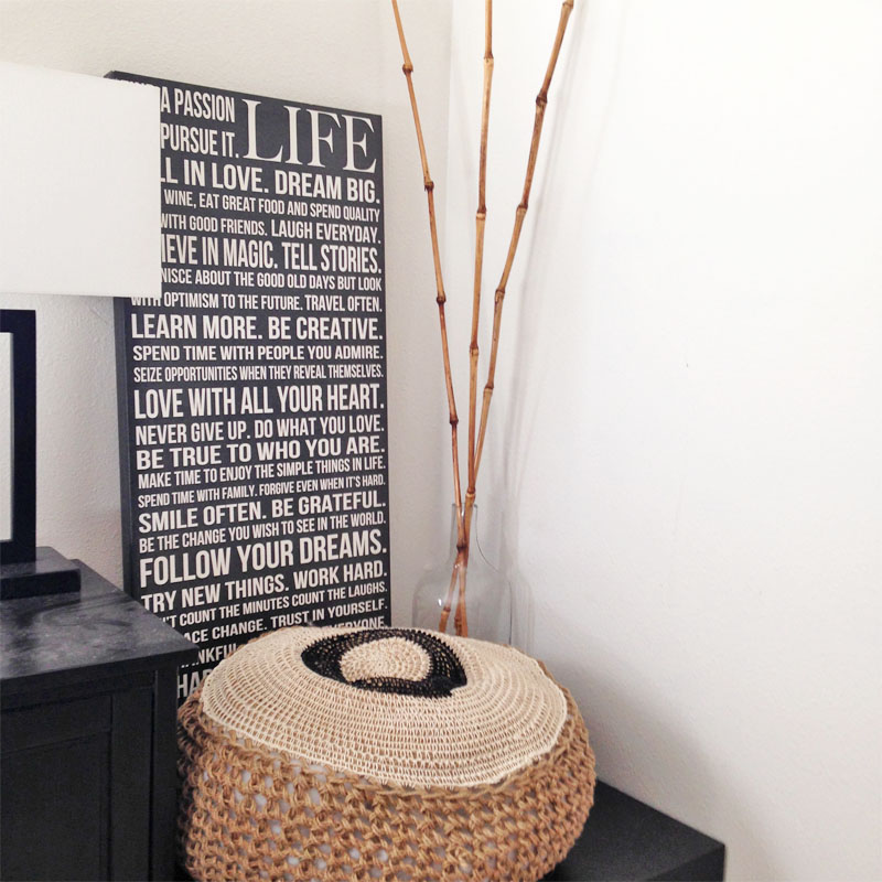super size pouffe