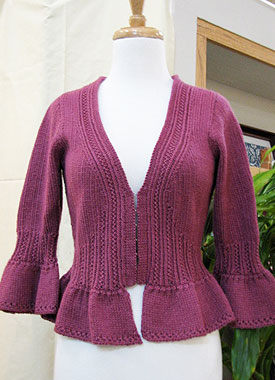Knitting Gallery - Sylph Cardigan Bertha