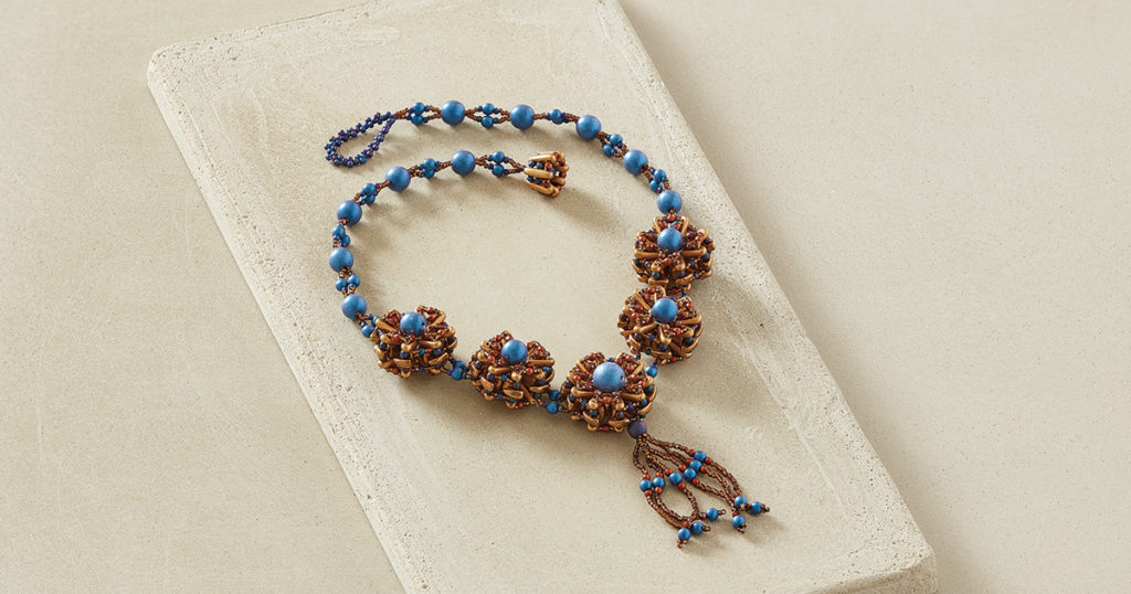 <em>Beadwork</em> Alternate Colorway Information for Agnieszka Watts’s Stardust Nebula Necklace Pattern <em>Beadwork</em> Alternate Colorway Information for Agnieszka Watts’s Stardust Nebula Necklace Pattern